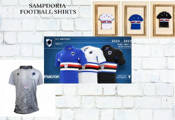 Sampdoria football shirts 2020-21